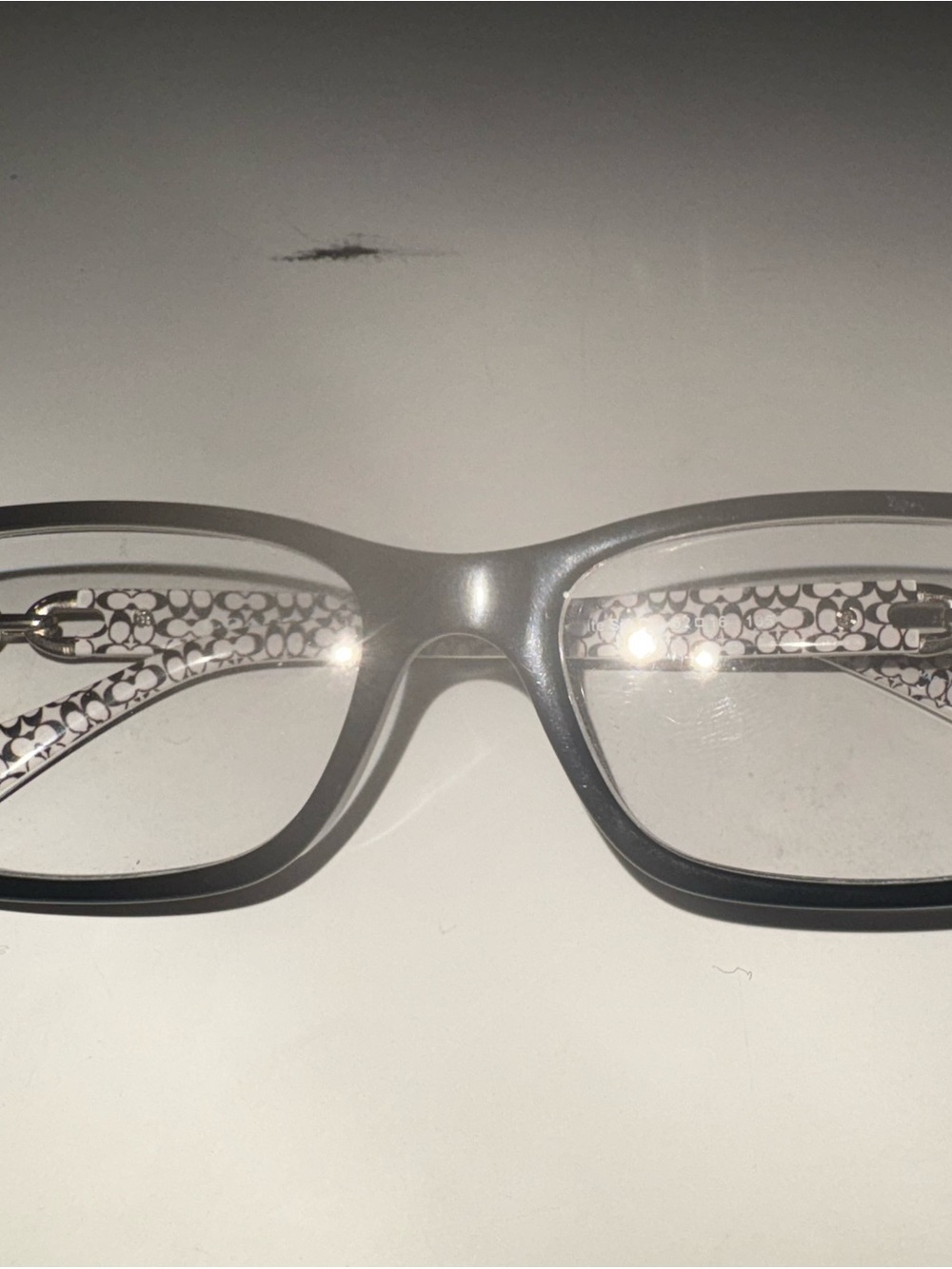 Coach Faina Eye Glasses Black & White Model HC5054 - Used